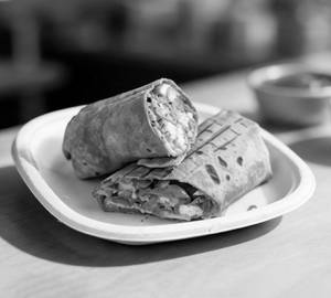Beetroot Paneer Wrap