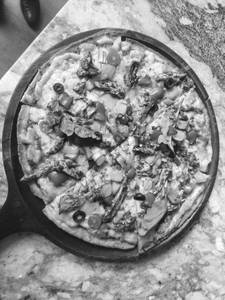 Basil Chicken Pizza