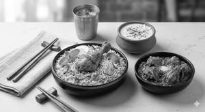 Messi (Goat) X Chicken Biryani Combo