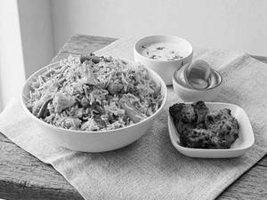 Chicken Tikka & Subz Biryani Combo