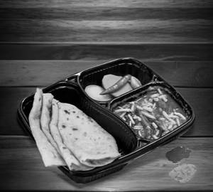 5 Butter roti with Sev tamatar