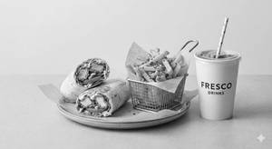 1 Crispy Chicken Wrap + Fries + 1 Reg. Drink