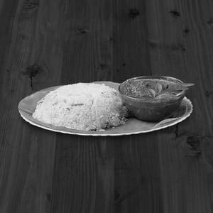 Ghee Rice With Chicken Gravy