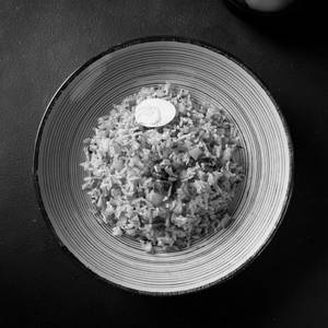 Chilli garlic egg fried rice