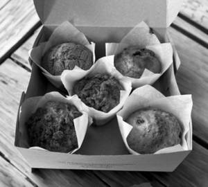 Assorted Box Of 5 Vegan Muffins