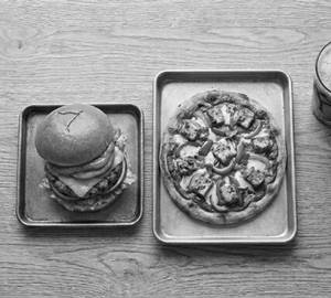 Tandoori Paneer Pizza ( Small ) + Cheese Paneer Burger + Cad B