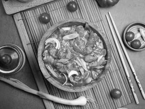 Hot garlic chicken gravy