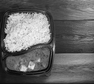 Matar Paneer With  Jeera Rice
