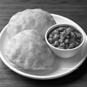 Chole Bhature [Serves 1]