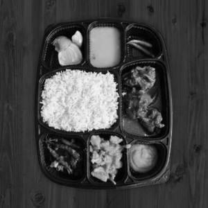 Chicken Kosha Thali