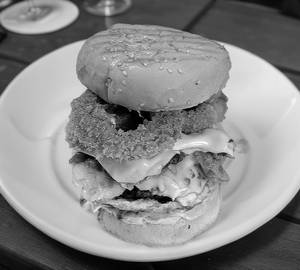 Texan Pork Supreme Cheeseburger