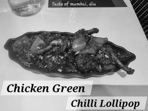 Chicken grean chilli lollipop [6 pieces]