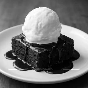 Brownie With Ice Cream