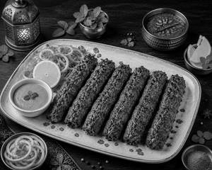 Tandoori Mutton Seekh Kebab [6 Pieces]