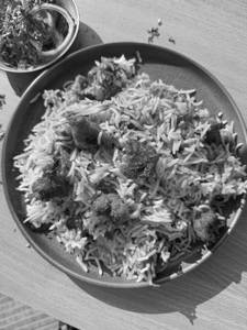 Chicken 65 Biriyani.