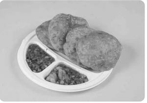 Kachori(4 Pieces) With Aloo Chana Sabji (250 Ml)