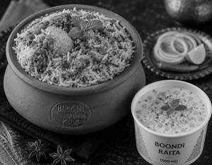 Matka Biryani with Boondi Raita [500 ml]