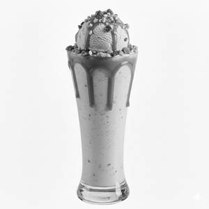 Nut Butterscotch Milk Shake