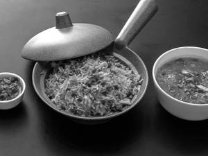 Jain Triple Schezwan Rice