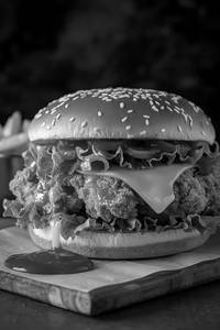 Ofc Crispy Strips Chicken Burger