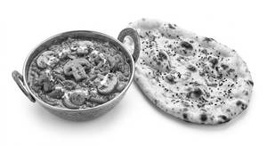 Mushroom Masala Half + Butter Naan (1 Pc)