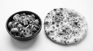 Mushroom Chilli Half + Butter Naan (1 Pc)