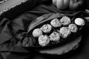 Veg Steam Momos [ 6 Pcs ]