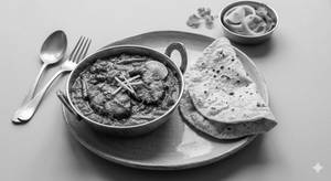 Phulka with Fish Masala Combo