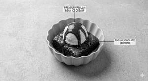 Ice Cream With Browine
