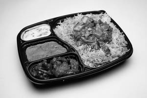Hyderabadi Veg Biryani With Gobi 65 Box