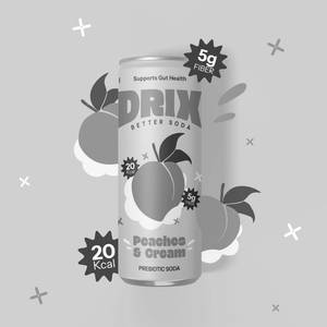 Drix Peaches And Cream 250 Ml  Can