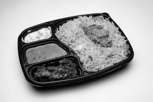 Hyderabadi Mutton Biryani With Mutton Fry Box