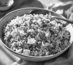 Chicken schezwan fried rice