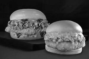 Korean Crispy Chicken Burger + Crispy Chicken Burger