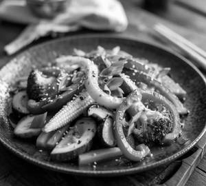Fried Vegetable Garlic Sauce