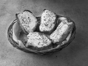 Mushroom Red Jalapeno Garlic Bread