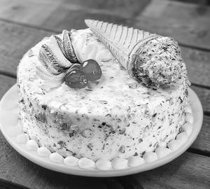 Pista eggless cool cake