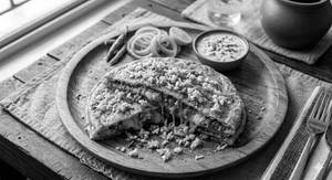 Paneer Lasan Paratha