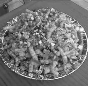 Cheese solid masti chaat