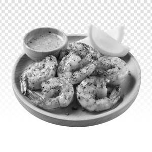Butter garlic prawns