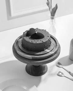 Belgian Chocolate & Hazlenut Fudge Cake