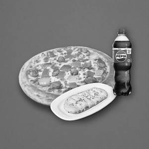 Single Chicken Pizza Combo