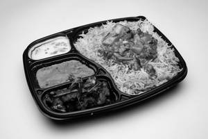Hyderabadi Veg Biryani With Babycorn Curry Leaf Dry Box