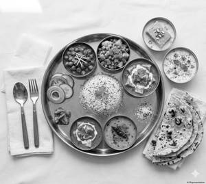 Veg Deluxe Thali