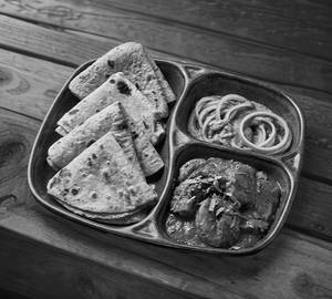 Masala Chaap Thali[2Pc Tawa Roti]