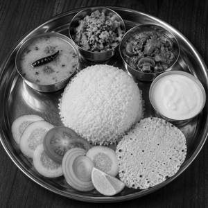 Mushroom Thali 