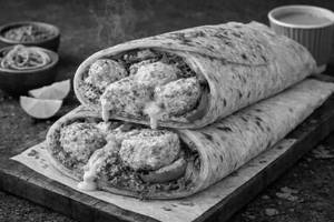 Malai Soya Tikka Kathi Roll