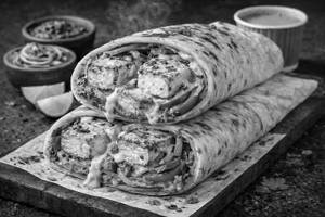 Afghani Paneer Tikka Kathi Roll