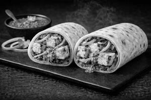 Afghani Paneer Tikka Roomali Roll