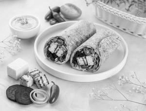 Thai Peanut Paneer Wrap
